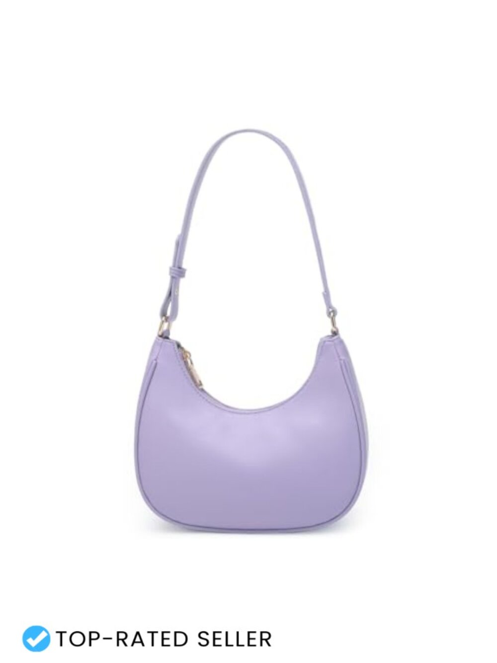 WSRYDJDL Hobo Tote Shoulder Bag PU Leather Zipper Mini Clutch Purse for Women